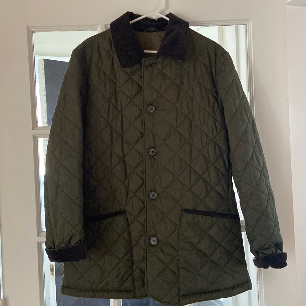 Brand new Barbour Liddesdale mens quilted jacket. Dark green.